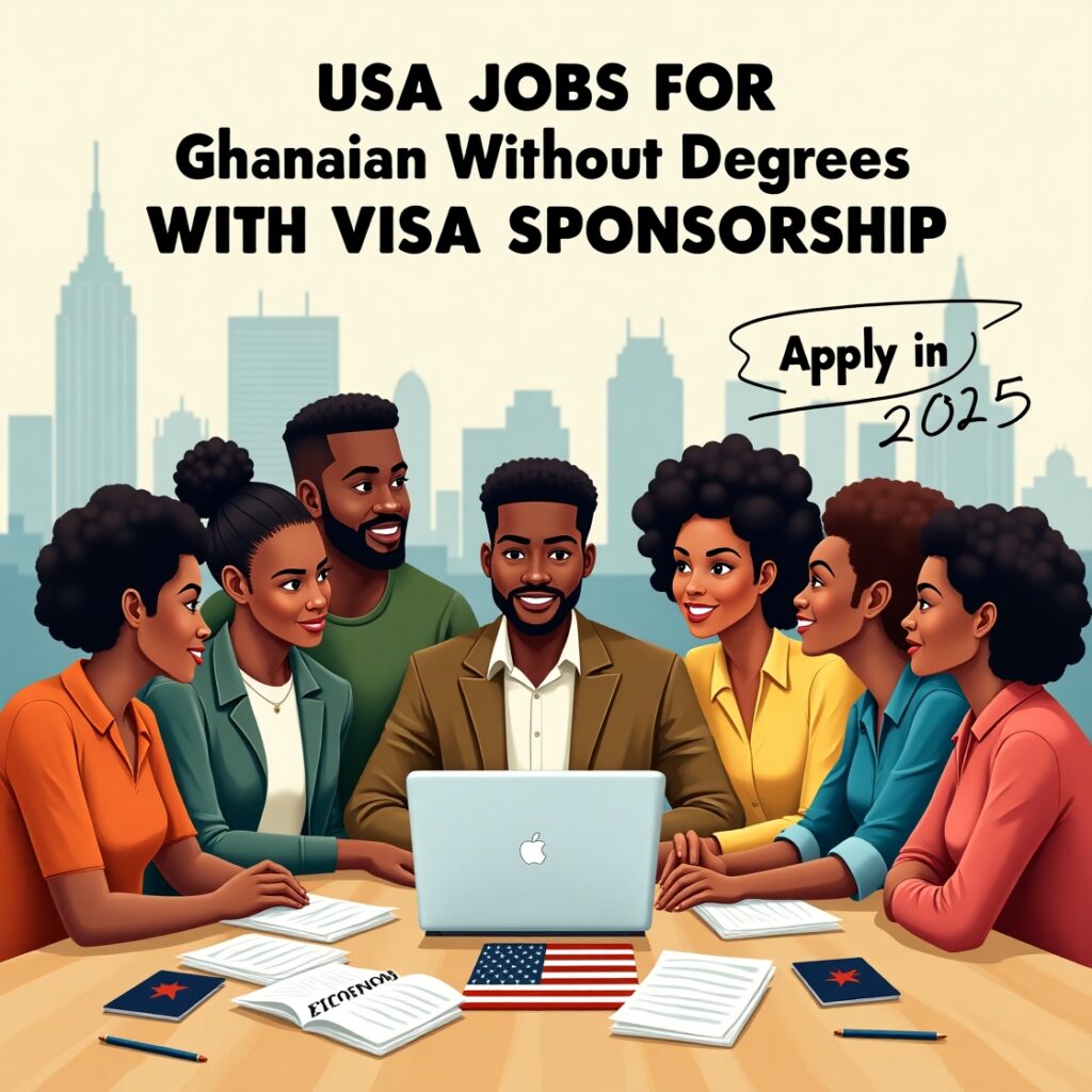 USA Jobs for Ghanaians Without Degrees With Visa Sponsorship — Apply in 2025
